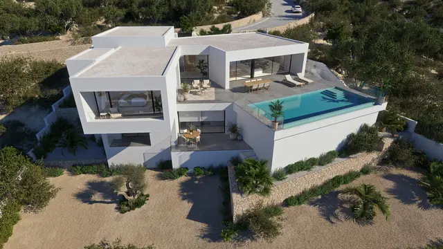 Nieuwbouwvilla met zeezicht en privézwembad in Benitachell, Cumbre del Sol, el Poble Nou de Benitatxell/Benitachell