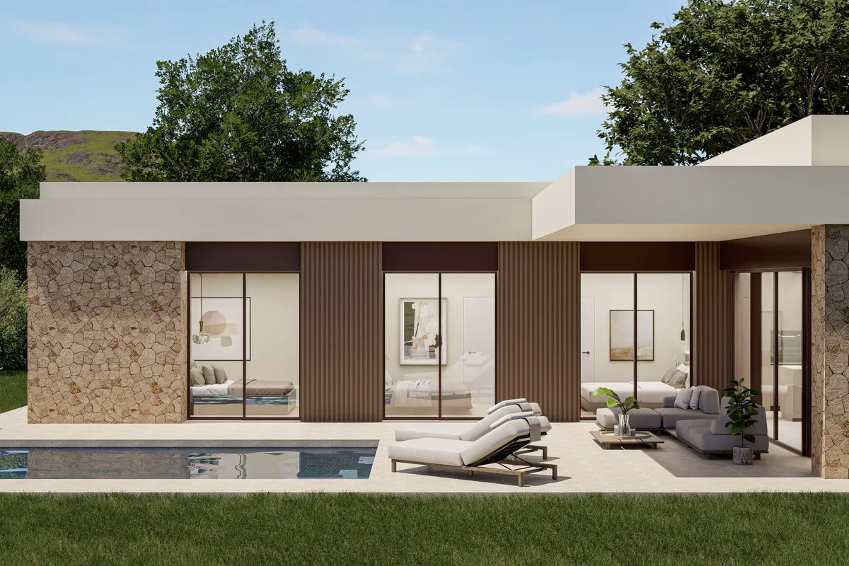 Nieuwbouwvilla met privézwembad in Aspe, Costa Blanca Zuid, foto 2