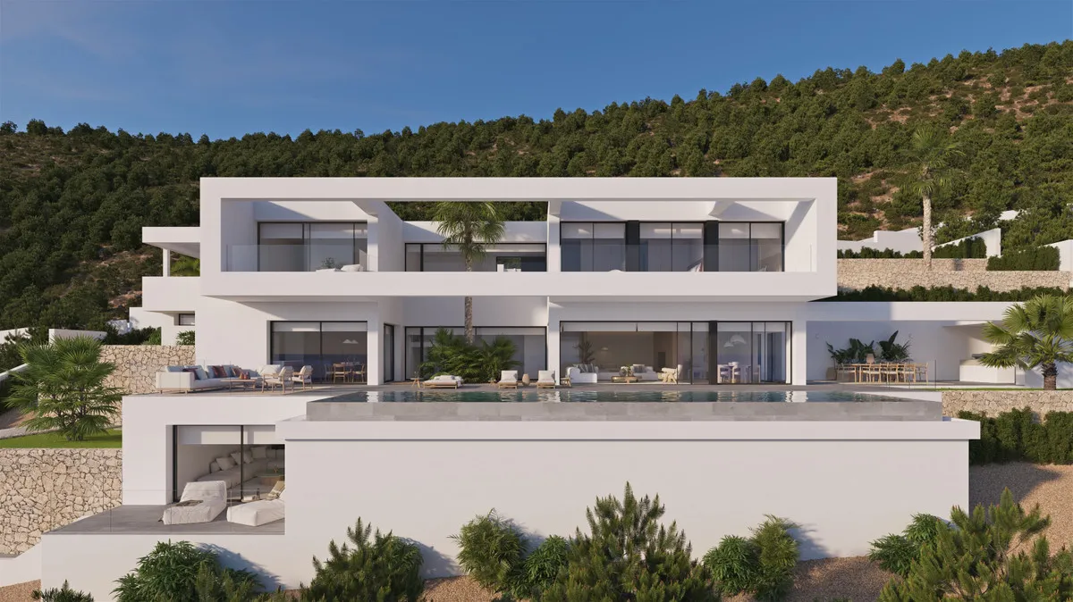 Nieuwbouwvilla met privézwembad en zeezicht in Calp, foto 3