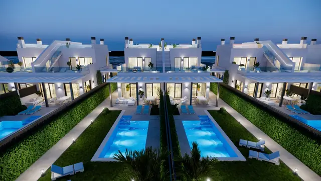 Nieuwbouwvilla met privézwembad en zeezicht in Los Alcázares, Los Alcázares