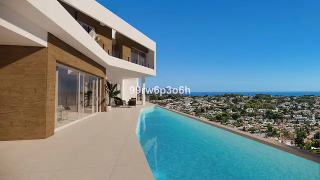 Nieuwbouwvilla met privézwembad en zeezicht in Calp, Calp