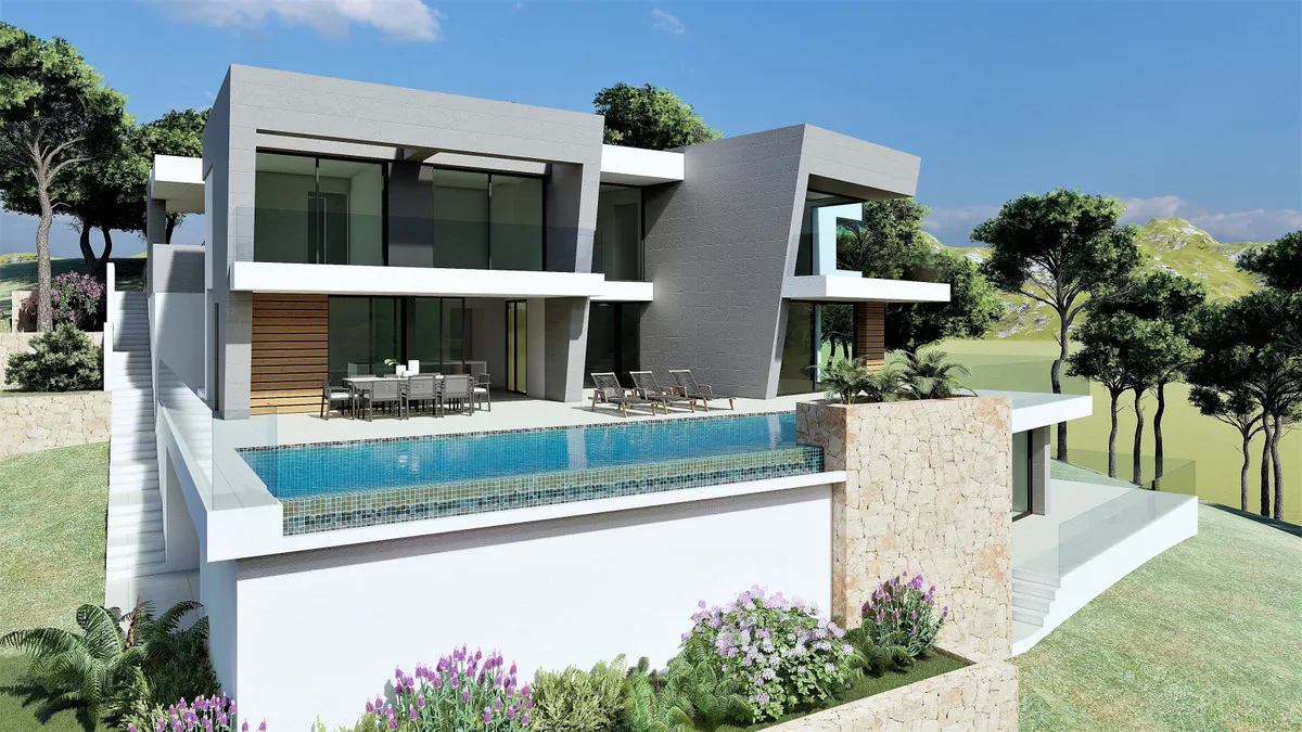 Nieuwbouwvilla met zeezicht en privézwembad in Benitachell, foto 3