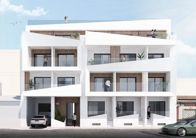 Nieuwbouwappartementen met gemeenschappelijk zwembad in Torrevieja, Torrevieja
