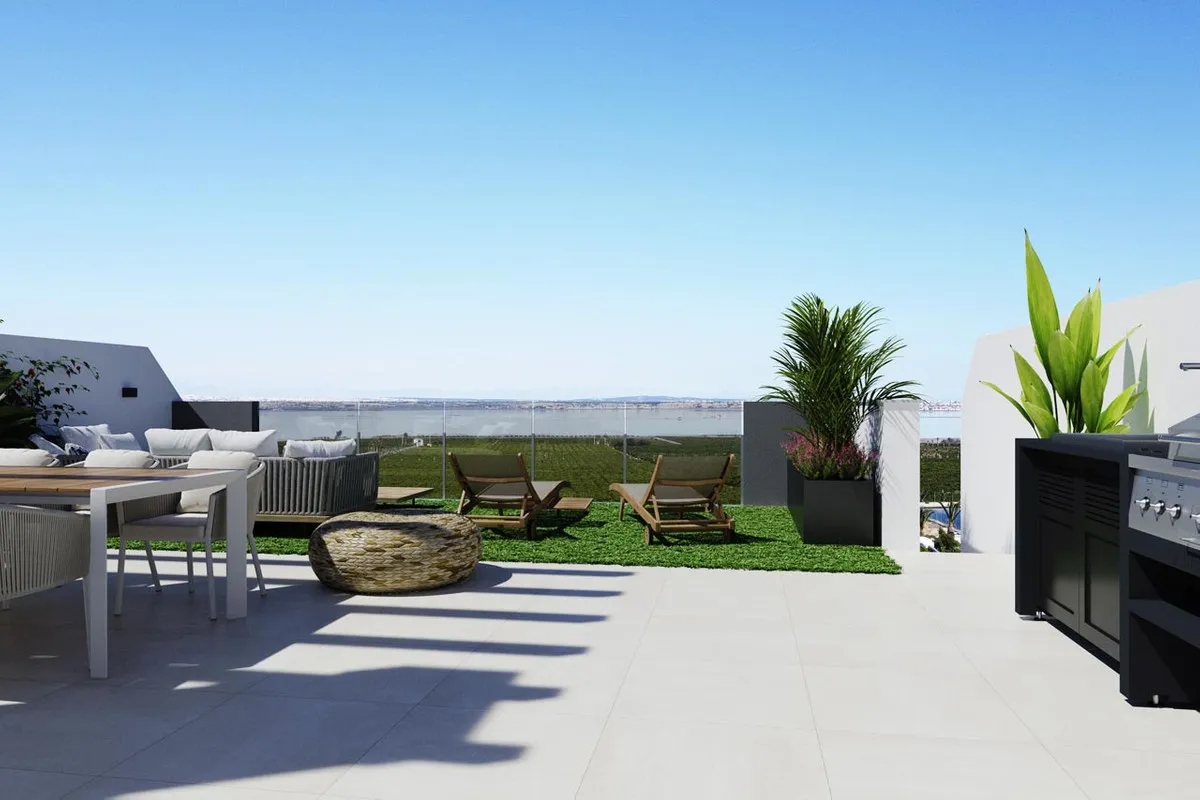 Nieuwbouw rijwoning met dakterras en zwembad in Orihuela, foto 3