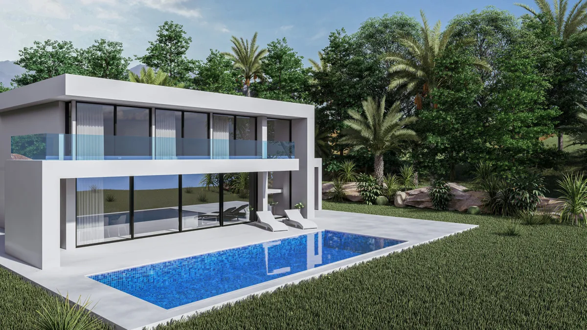 Nieuwbouwvilla met privézwembad en zeezicht in Pedreguer, foto 2