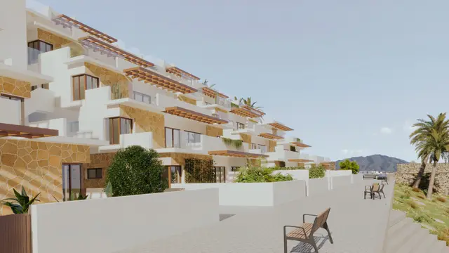 Nieuwbouwappartementen met zeezicht en zwembad in Vera Playa, Vera Playa, Vera