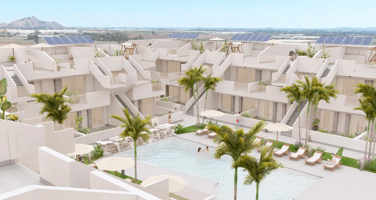Nieuwbouwappartementen met gemeenschappelijk zwembad in Roldán, foto 2