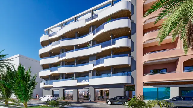 Nieuwbouwappartementen met zeezicht in Torrevieja, Torrevieja