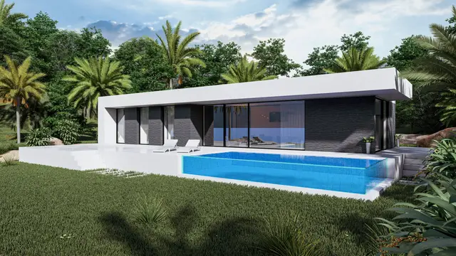 Nieuwbouwvilla met privézwembad en 800 m² perceel in Pedreguer, Pedreguer