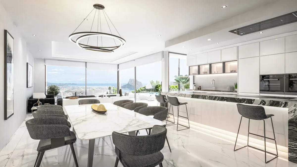 Nieuwbouwvilla met privézwembad en zeezicht in Calp, foto 3