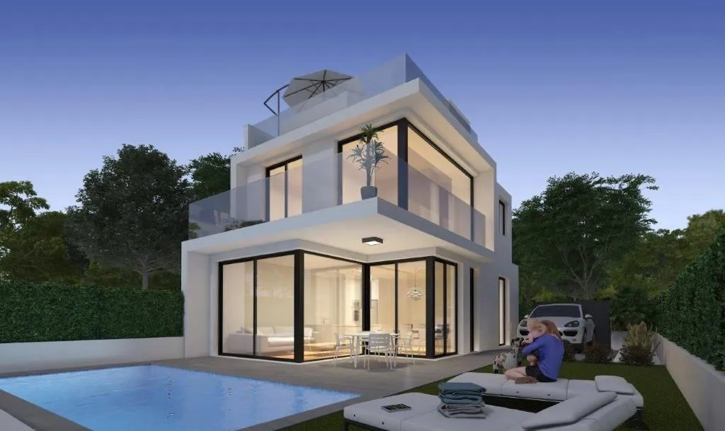 Nieuwbouwrijwoningen met 2 of 3 slaapkamers in Villamartín, Orihuela, foto 2