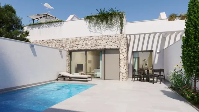 Nieuwbouwvilla's met dakterras in Pilar de la Horadada, Pilar de la Horadada