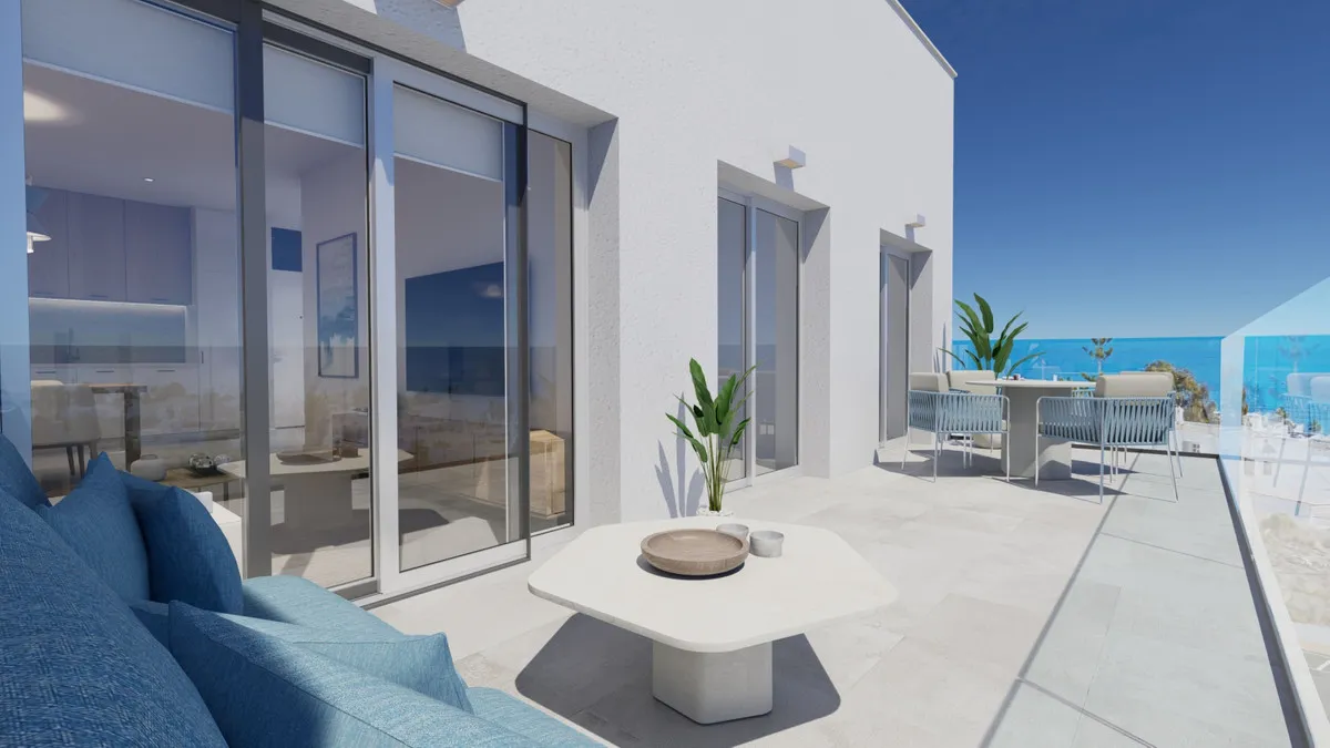 Nieuwbouwrijwoningen met zeezicht en zwembad in Mojácar, foto 3