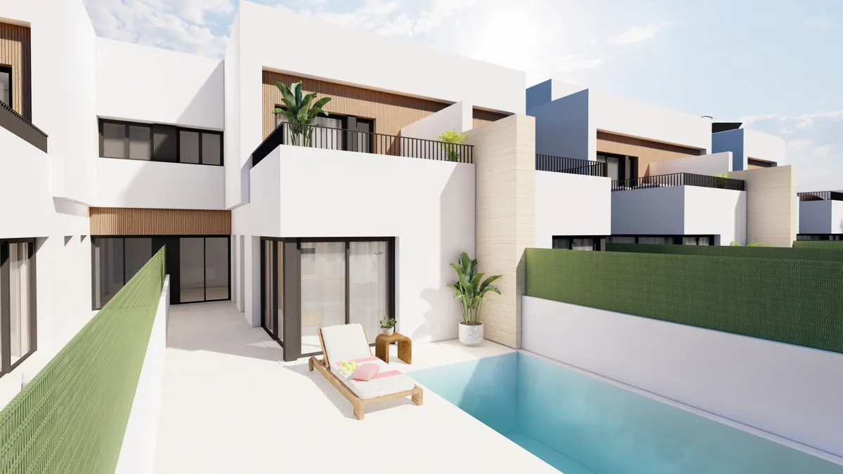 Nieuwbouwvilla met privézwembad in Santiago de la Ribera, foto 1