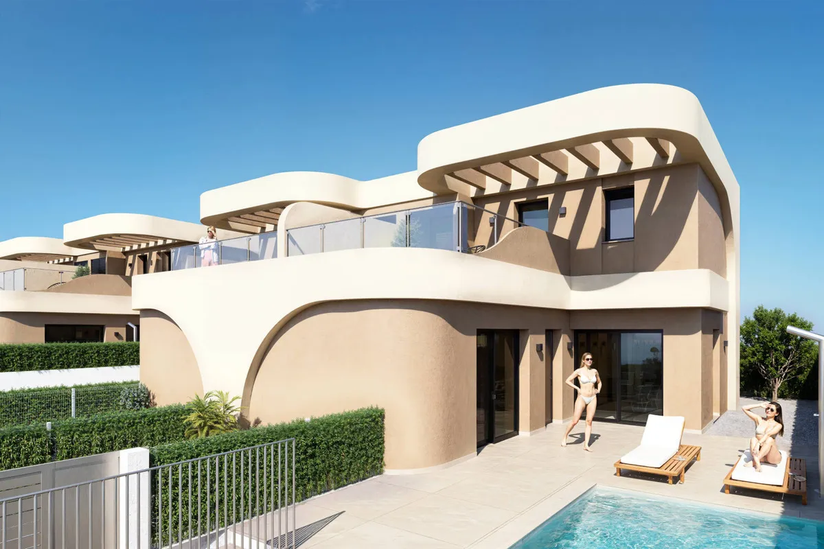Nieuwbouwvilla's met privézwembad en zeezicht in Daya Nueva, foto 3