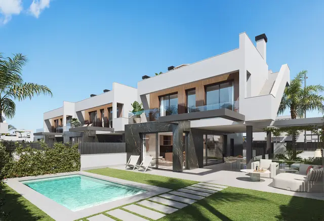 Nieuwbouwvilla's met privézwembad en jacuzzi in Torre-Pacheco, Santa Rosalía Lake and Life Resort, Torre-Pacheco