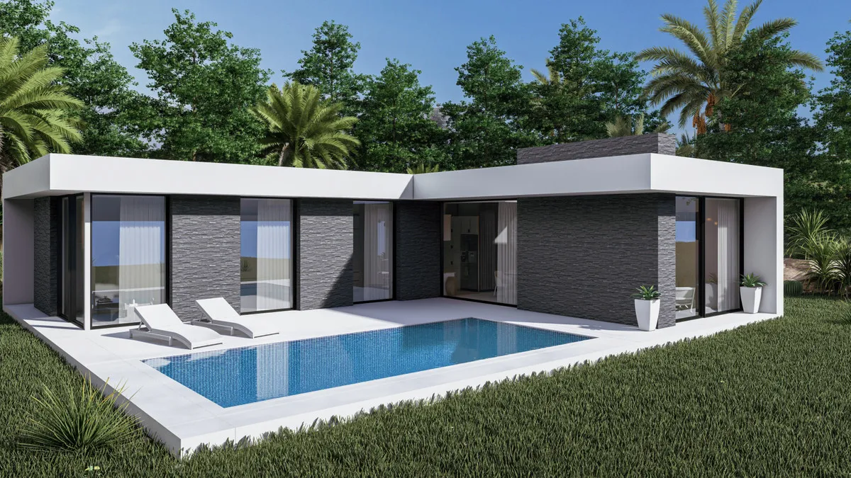 Nieuwbouwvilla met privézwembad en zeezicht in Pedreguer, foto 1