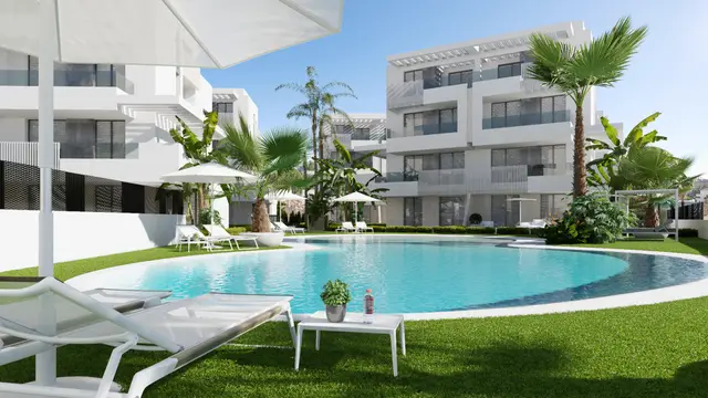 Nieuwbouwappartement met uitzicht op het meer in Torre-Pacheco, Santa Rosalía Lake and Life Resort, Torre-Pacheco