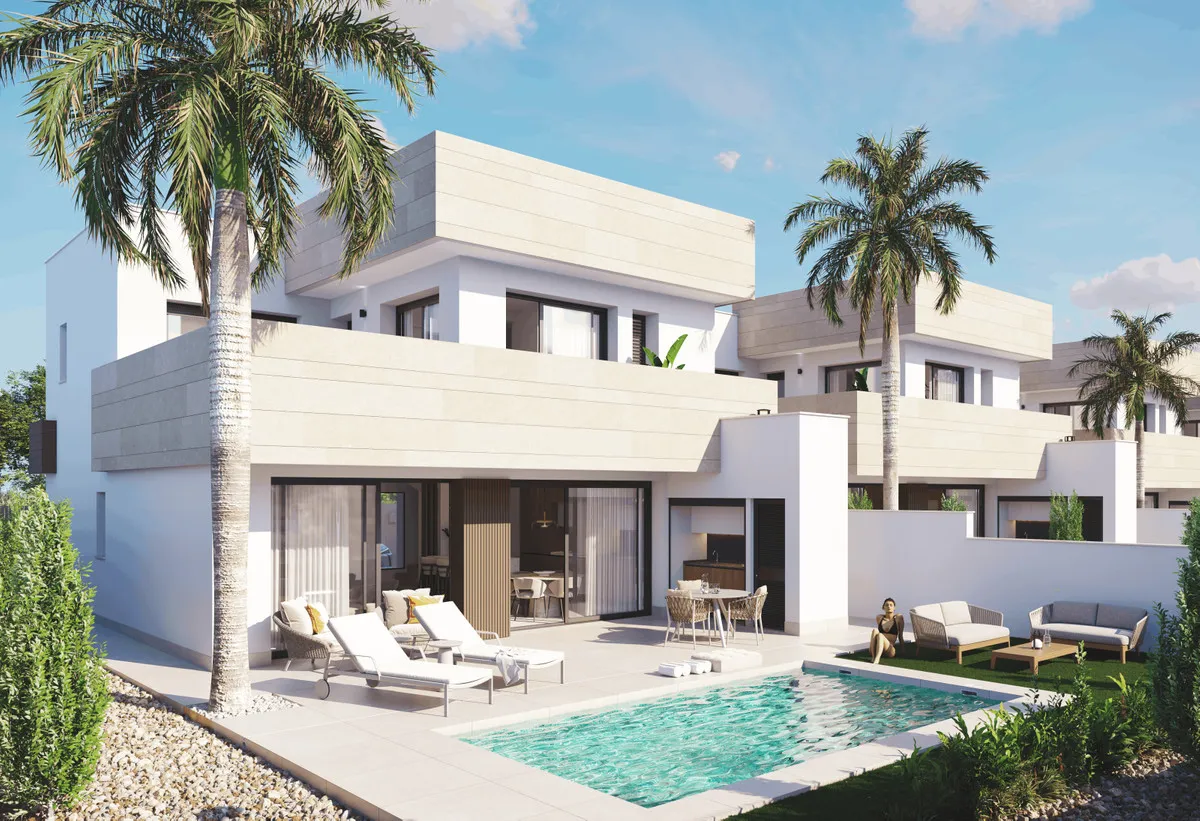 Nieuwbouwvilla's met privézwembad in Santiago de la Ribera, foto 1