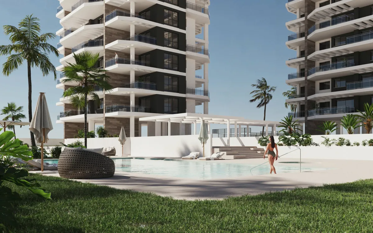 Nieuwbouwappartementen met zeezicht en zwembad in Calp, foto 3