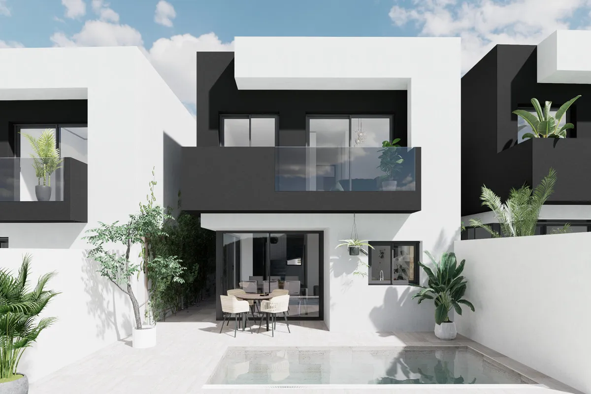 Nieuwbouw rijwoningen met privézwembad in Águilas, foto 3