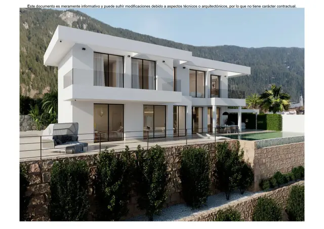 Nieuwbouwvilla met privézwembad en zeezicht in Finestrat, Finestrat