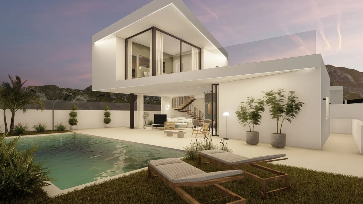 Nieuwbouwvilla met privézwembad in Polop, Costa Blanca Noord, foto 1