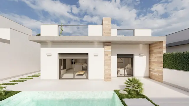Nieuwbouwvilla met verwarmd privézwembad in Roldán, Torre-Pacheco, Roldán, Torre-Pacheco
