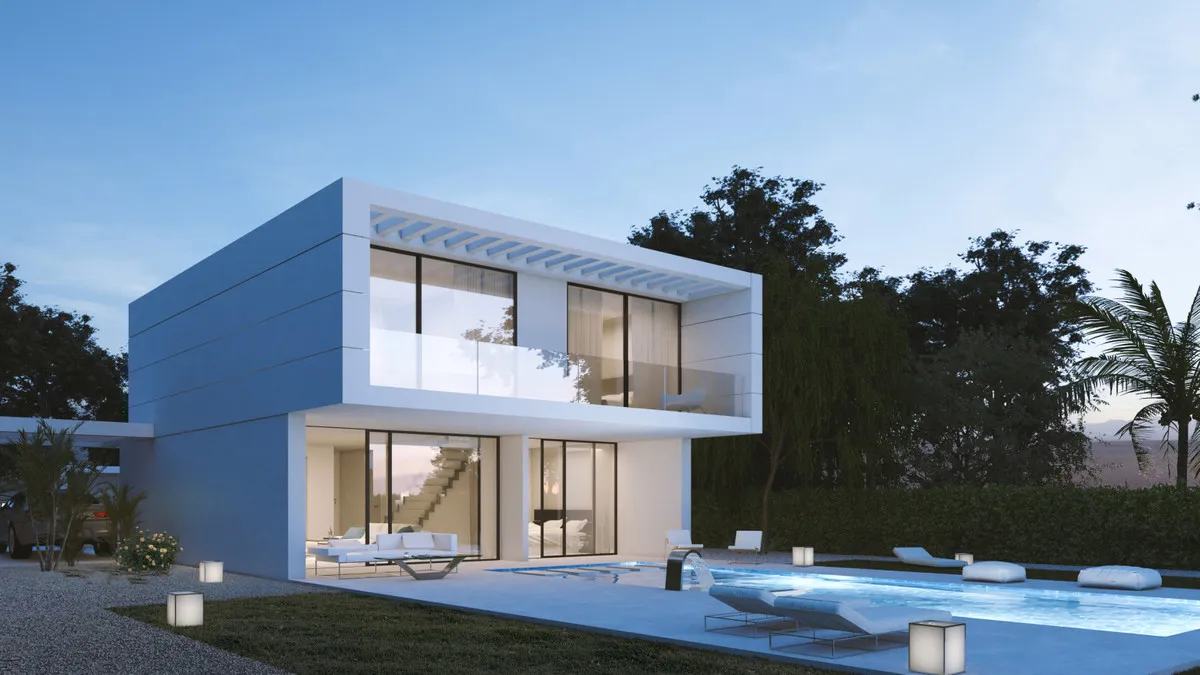 Nieuwbouwvilla's met privézwembad en tuin in Altaona Golf, Murcia, foto 2