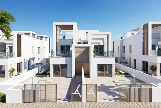 Nieuwbouw rijwoningen met privézwembad aan de Costa Cálida, Cartagena