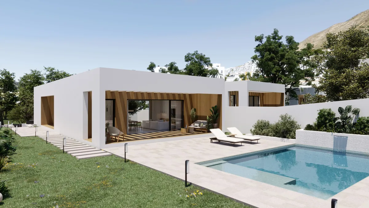 Nieuwbouwvilla met privézwembad en tuin in Finestrat, foto 1