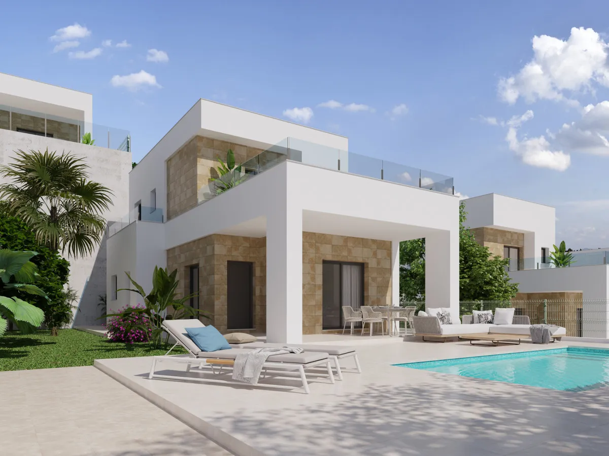 Nieuwbouwvilla's met privézwembad en tuin in Polop, foto 1