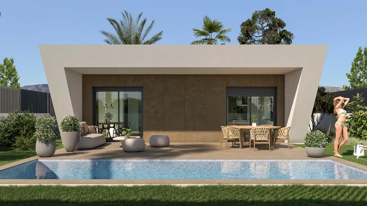 Nieuwbouwvilla's met privétuin in Hondón de las Nieves, foto 1