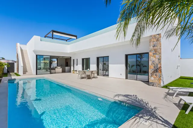 Nieuwbouwvilla's met privézwembad in Los Alcázares, Los Alcázares