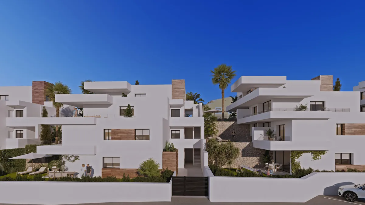 Nieuwbouwappartementen met zeezicht in Benitatxell, Cumbre del Sol, foto 1