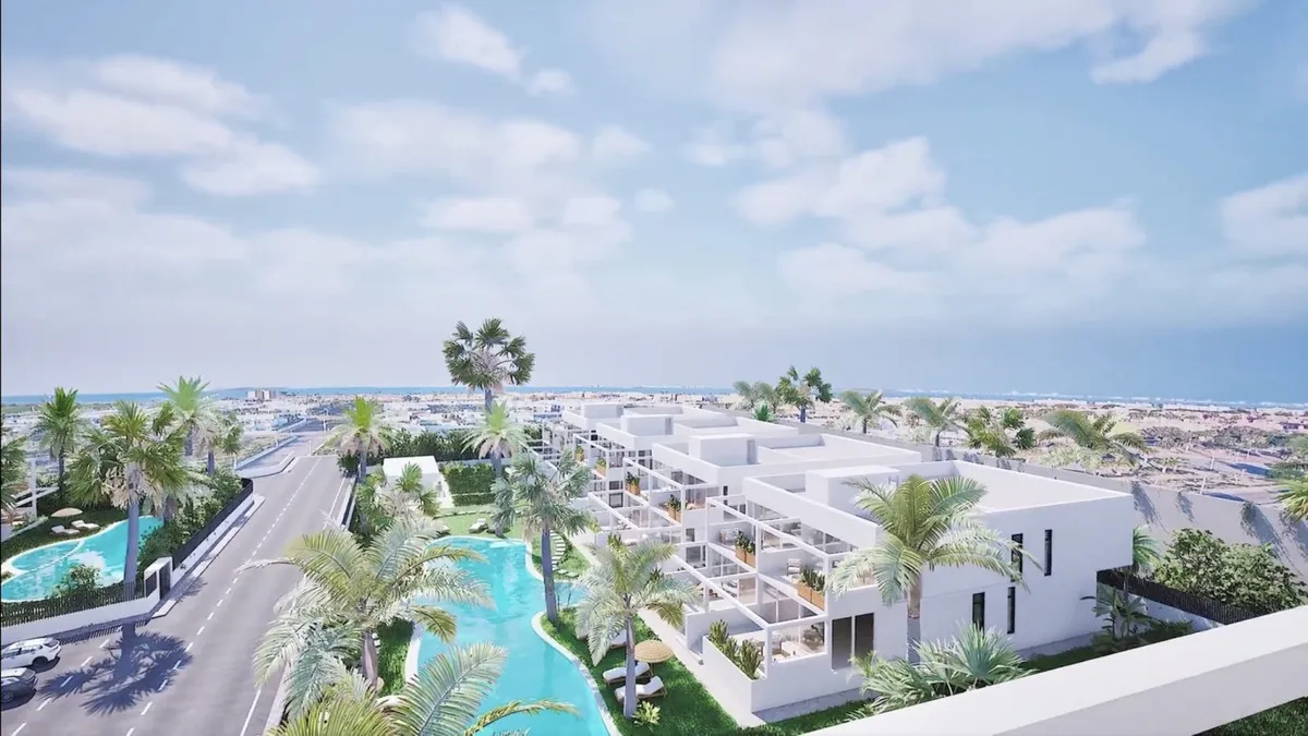 Nieuwbouwvilla's met dakterras en zeezicht in Cartagena, foto 3