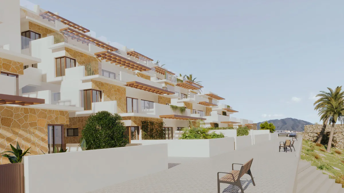 Nieuwbouwappartementen met zeezicht en zwembad in Vera Playa, foto 2