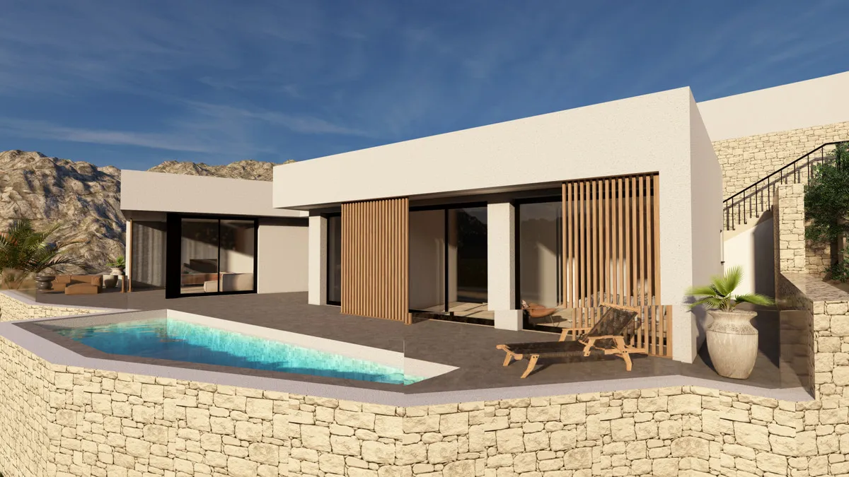 Nieuwbouwvilla met privézwembad op 1.000 m² perceel in Pedreguer, foto 2