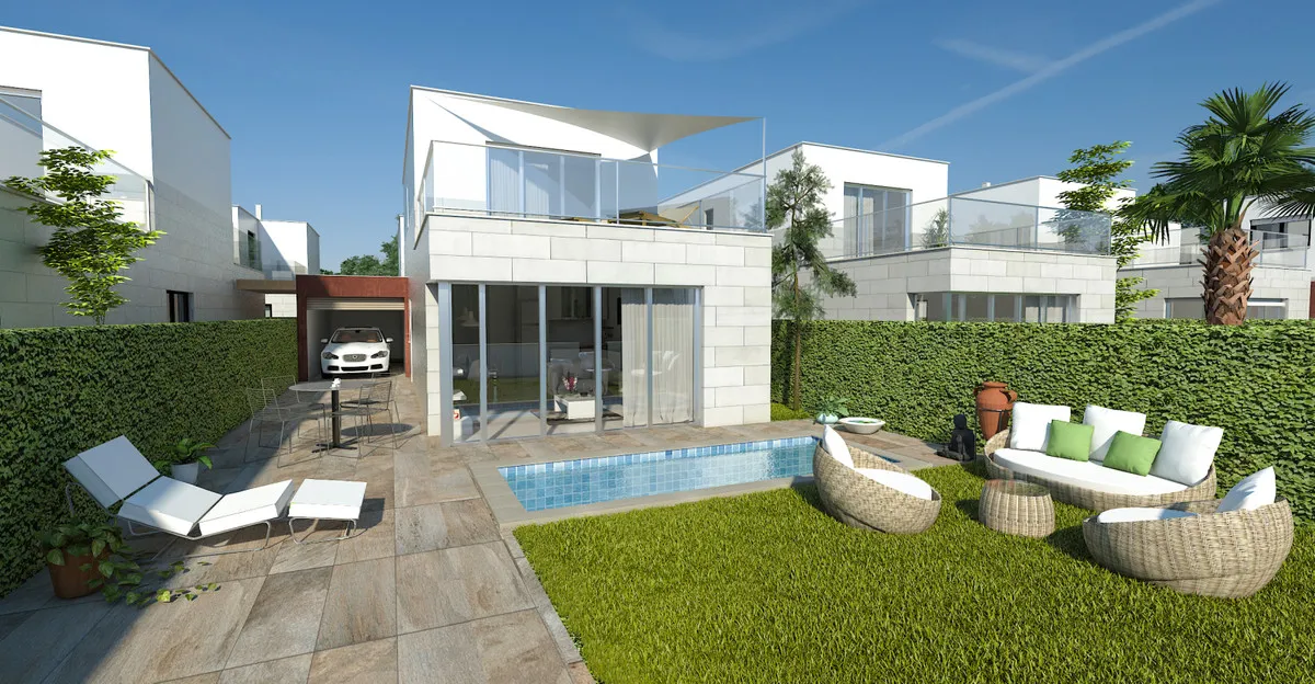 Nieuwbouwvilla met privézwembad en dakterras in Los Alcázares, foto 1