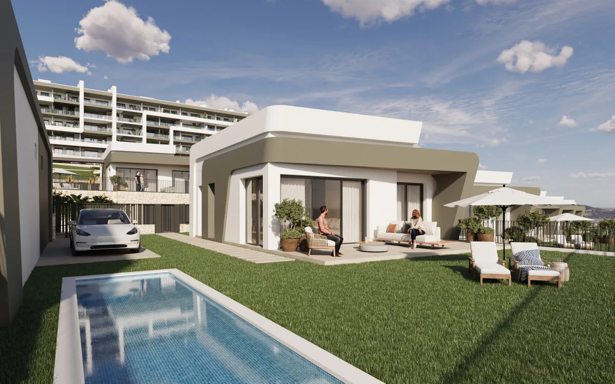 Nieuwbouwvilla's met privézwembad en zeezicht in Mutxamel, foto 3