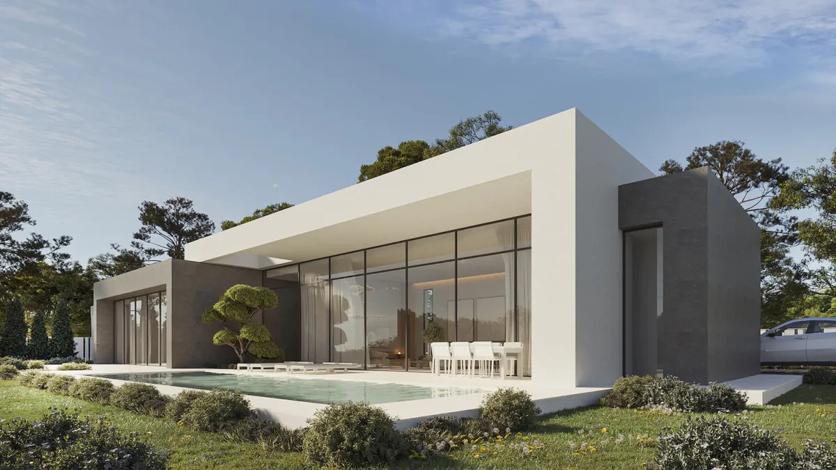 Nieuwbouwvilla met privézwembad en 800 m² perceel in Calp, foto 1