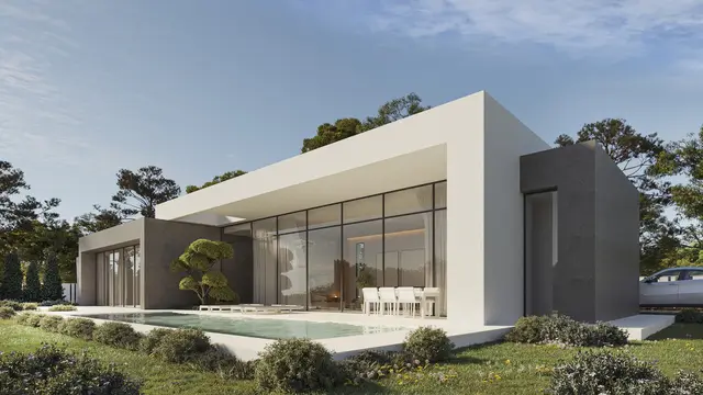 Nieuwbouwvilla met privézwembad en 800 m² perceel in Calp, Calp