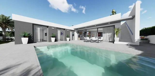 Nieuwbouwvilla met privézwembad in San Juan de los Terreros, San Juan de los Terreros, Pulpí