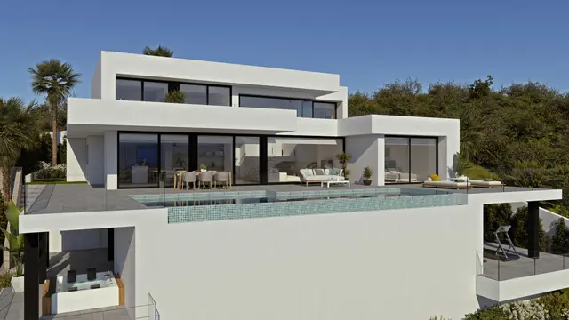 Nieuwbouwvilla met zeezicht en privézwembad in Benitachell, Cumbre del Sol, el Poble Nou de Benitatxell/Benitachell