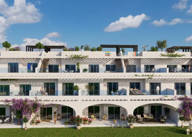 Nieuwbouwappartementen met zeezicht in Vera Playa, Vera Playa, Vera