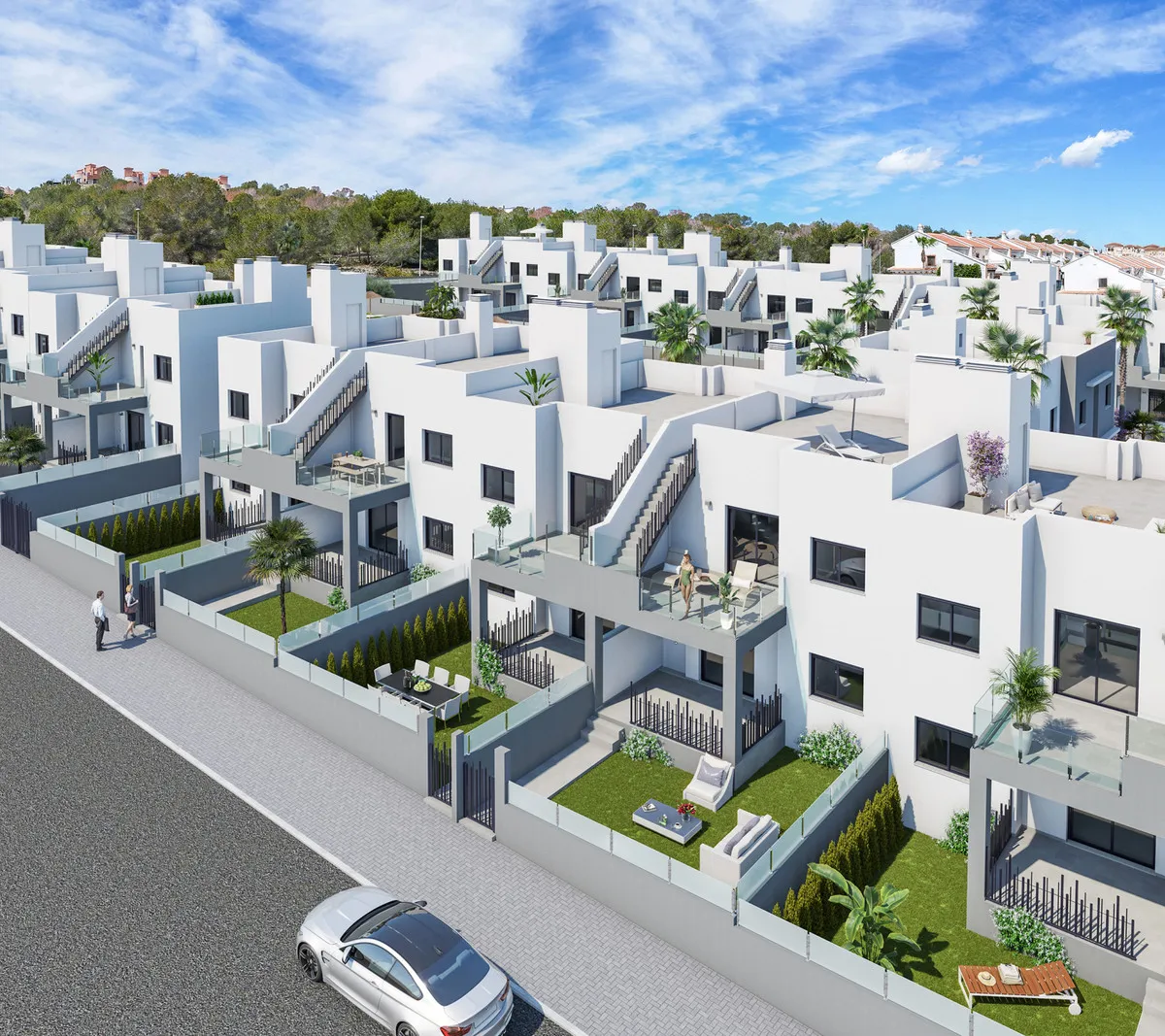 Nieuwbouwvilla's met dakterras in San Miguel de Salinas, foto 1