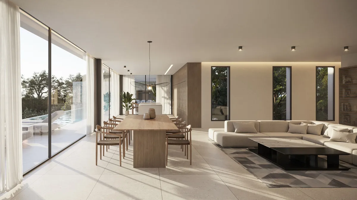 Nieuwbouwvilla met zeezicht en privézwembad in Moraira, foto 3
