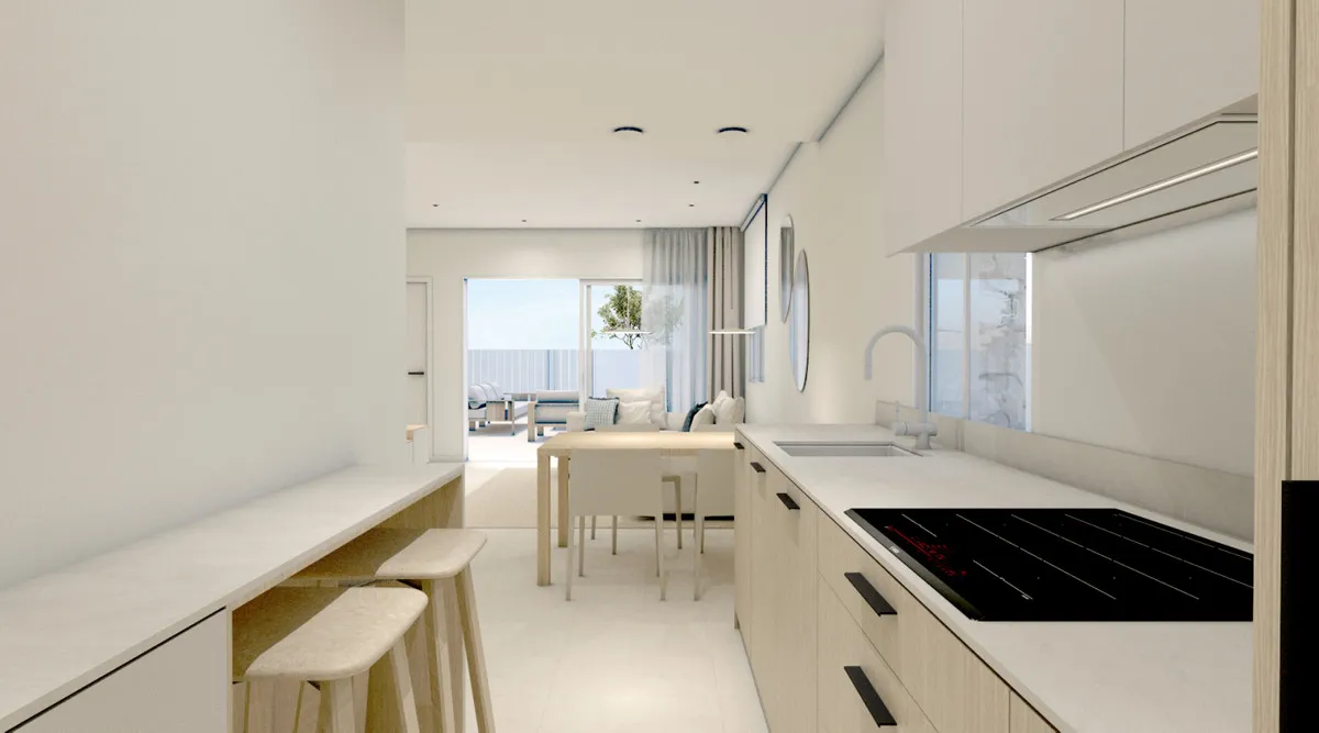 Nieuwbouw rijwoning met zeezicht in Torre de la Horadada, foto 3