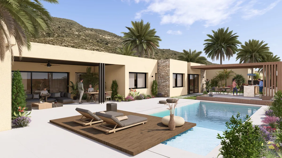 Nieuwbouwvilla met privézwembad in Altaona Golf, Murcia, foto 1