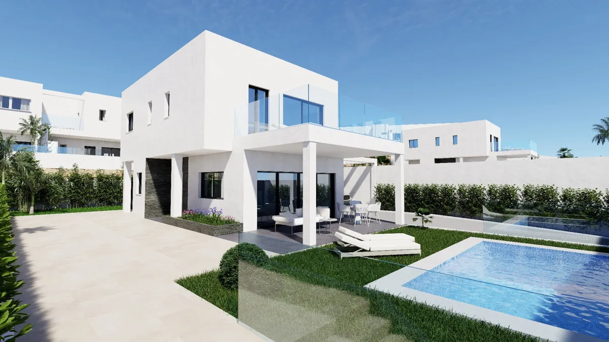 Nieuwbouwrijwoningen met zeezicht en zwembad in Mojácar, foto 1